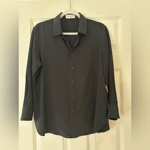 Saint Laurent Silk Button Down Shirt